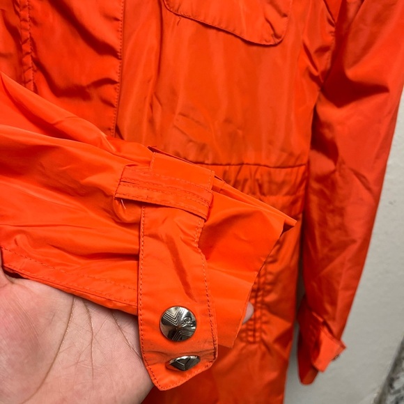Sam Edelman Orange Utility Jacket with Hood - Picture 5 of 12